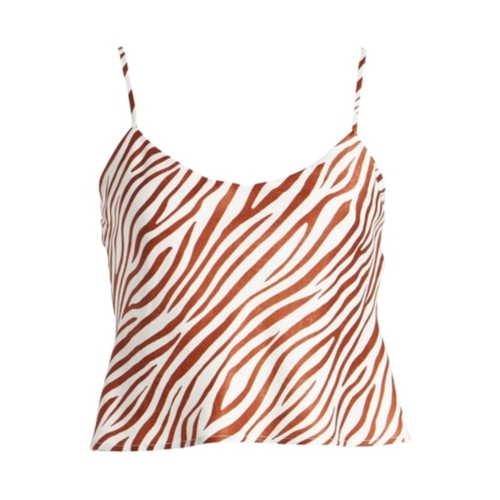 4SI3NNA NWT Mel Zebra Stripe Camisole Nordstroms